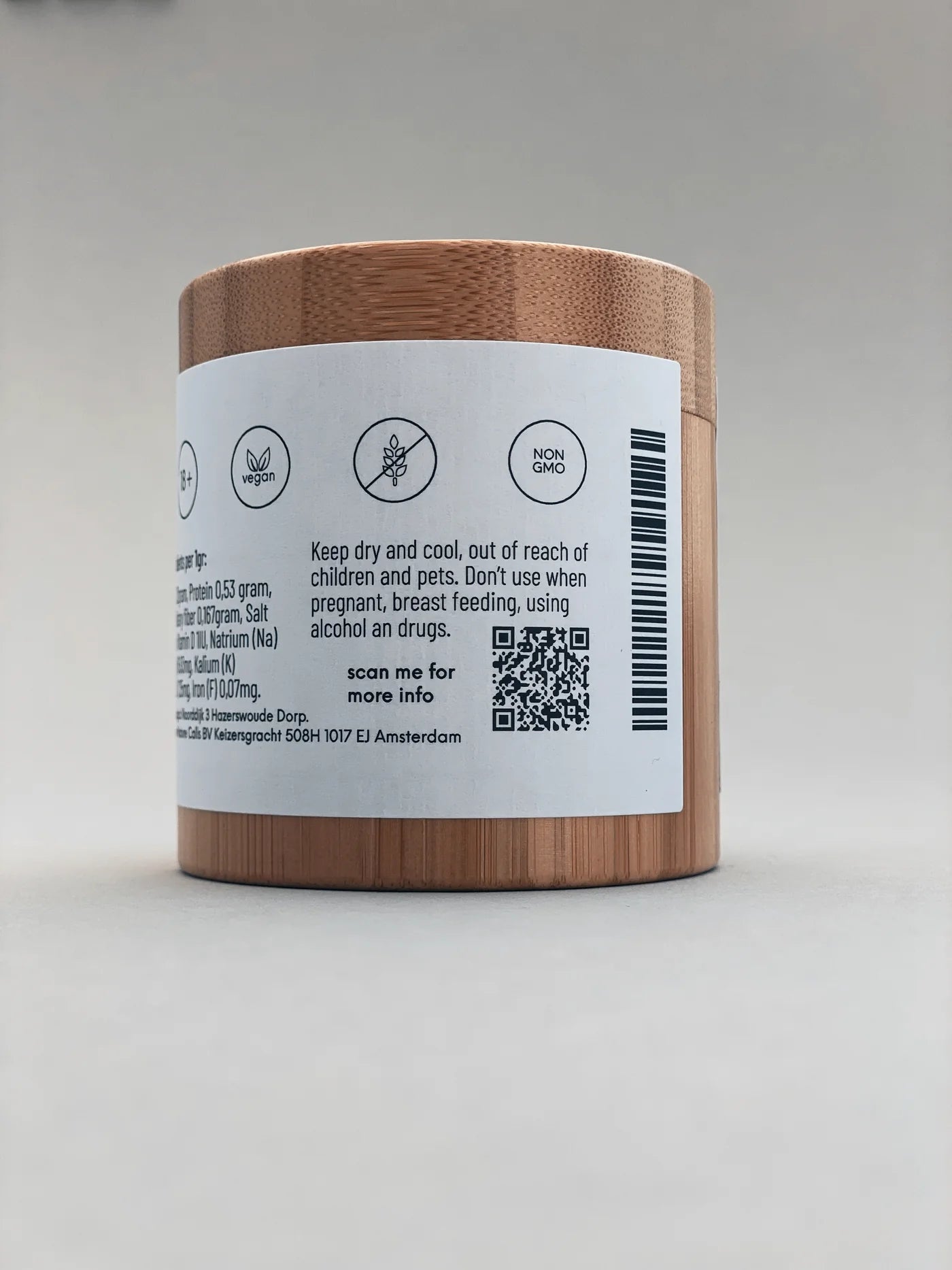 fresh psilocybin microdoses in a bamboo jar by When Nature Calls
