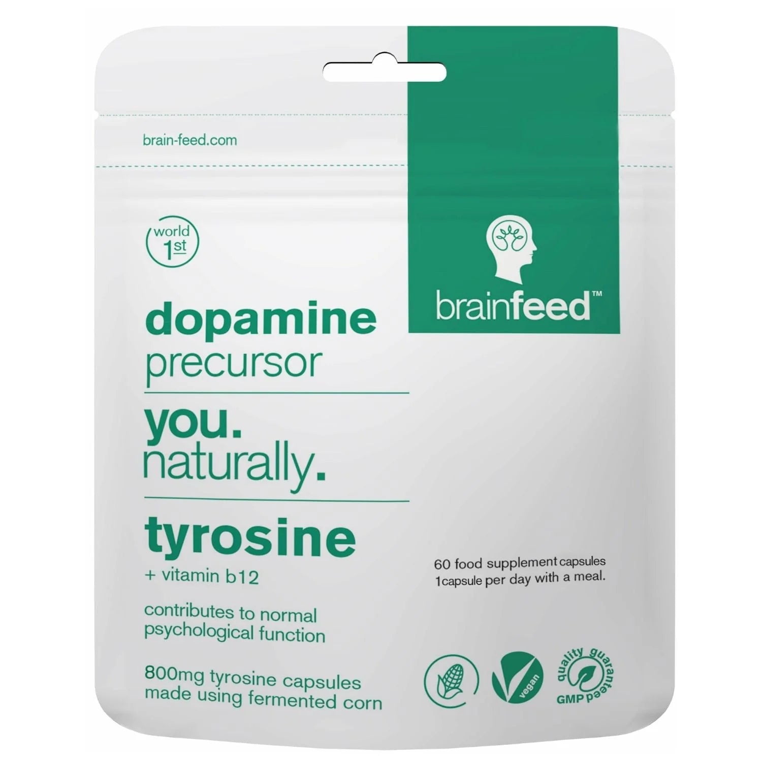 BrainFeed Tyrosine Capsules - When Nature Calls