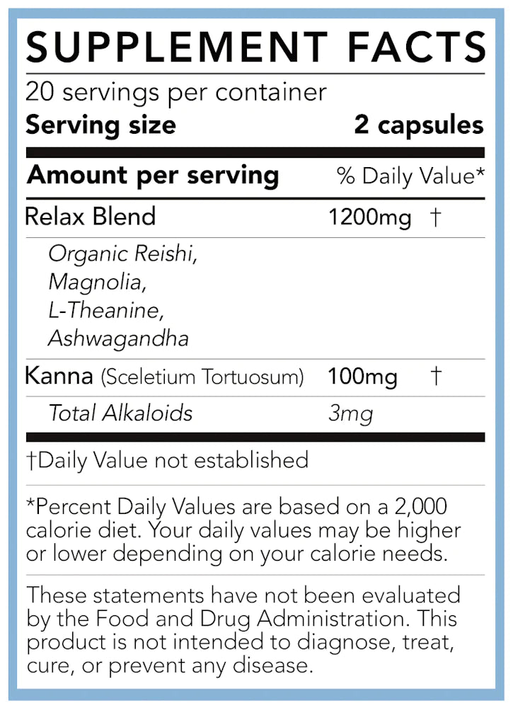 Hearthstone Kanna Relax Capsules - When Nature Calls