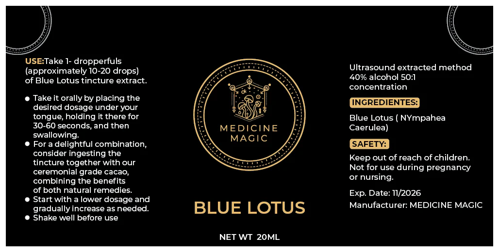 Medicine Magic Blue Lotus Tincture - When Nature Calls