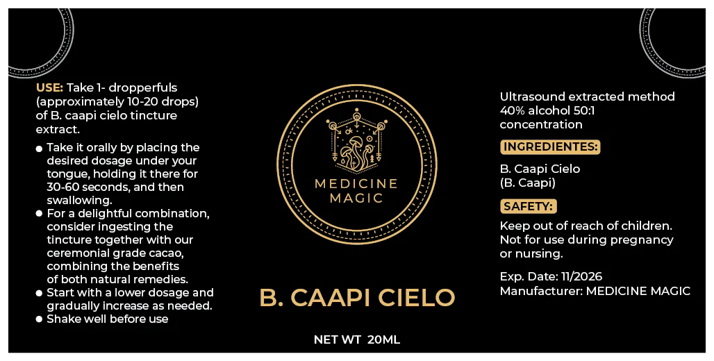 Medicine Magic B. Caapi Cielo Tincture - When Nature Calls
