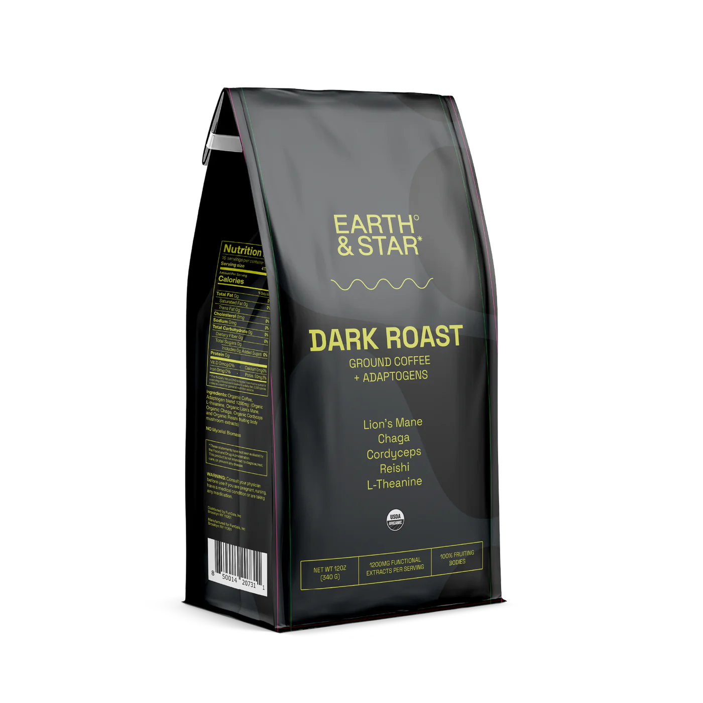 Earth & Star Dark Roast Ground Coffee - When Nature Calls