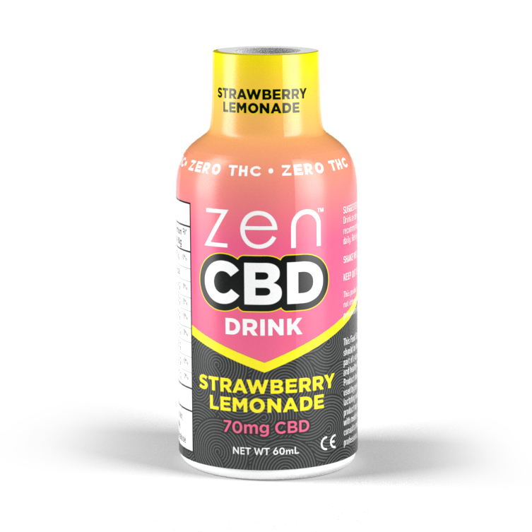 Zen CBD Strawberry Lemonade Drink - When Nature Calls