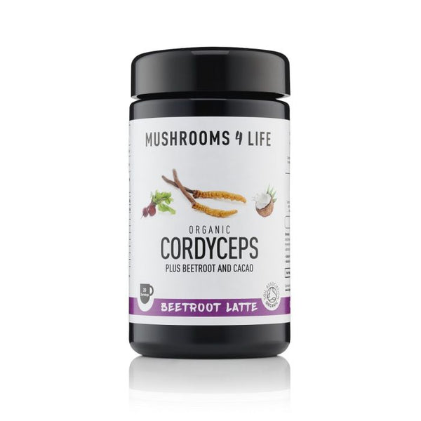 Mushroom4life Cordyceps Rode Biet Latte - When Nature Calls