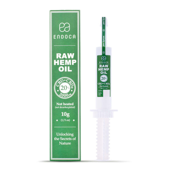 Endoca Raw Hemp Oil 20% Extract Paste 10 gram - When Nature Calls