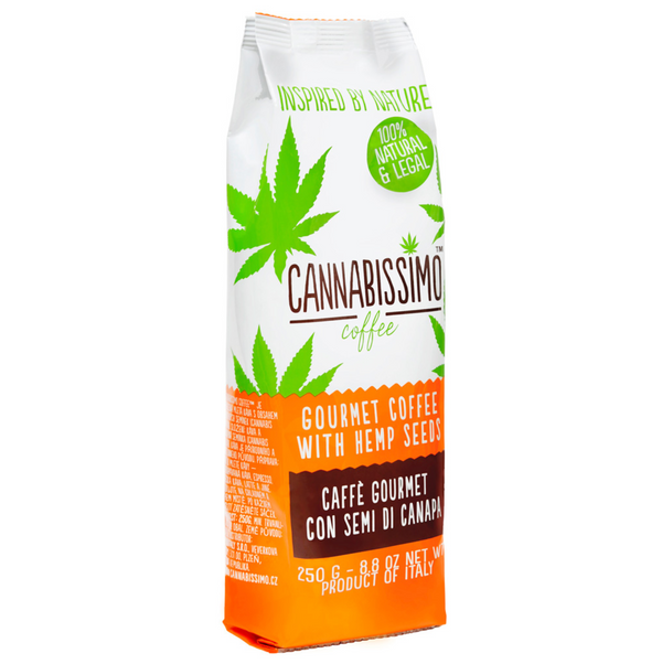 cannabissimo coffee with CBD when nature calls