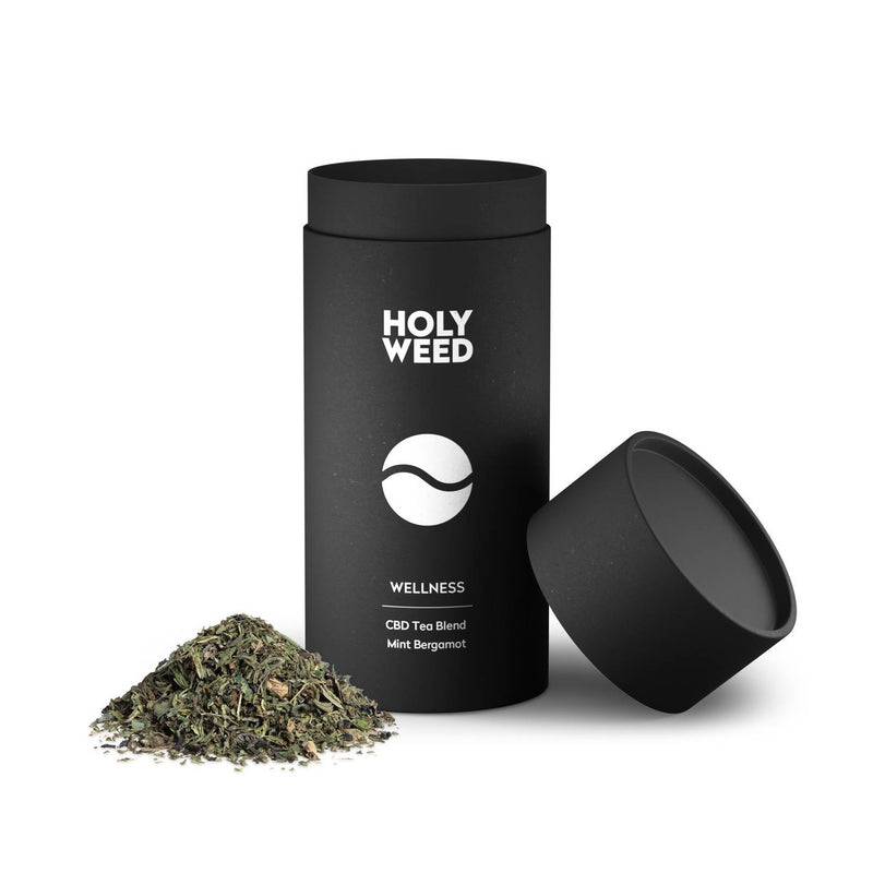 Holy Weed Tea Wellness 14% CBD (zwarte & groene theemelange) - When Nature Calls